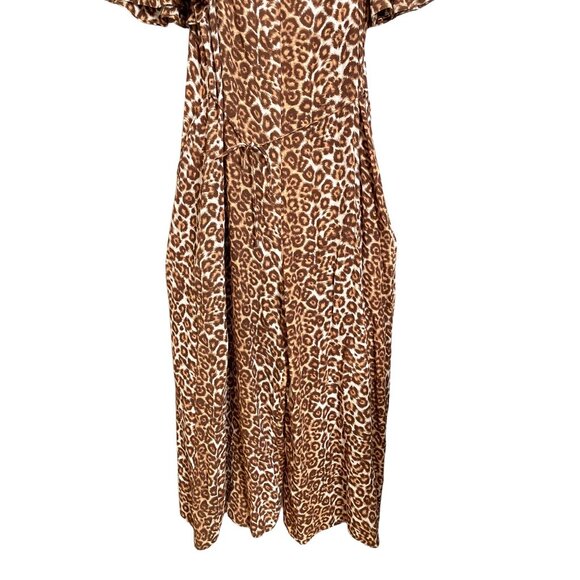 Zimmermann Alchemy Flounce Leopard jumpsuit size 2 - Picture 6 of 7